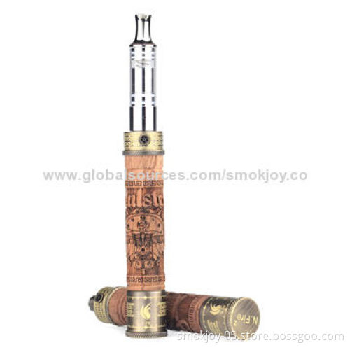 Smokjoy Variable Adjustable N-fire 2 E Cigarettes, Unique in the Market, Made of Wooden Material
